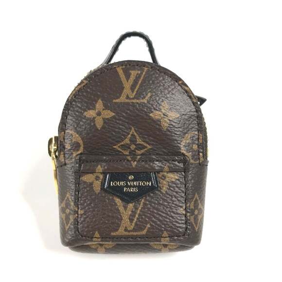 LOUIS VUITTON Brown Monogram Canvas Charm Bracelet